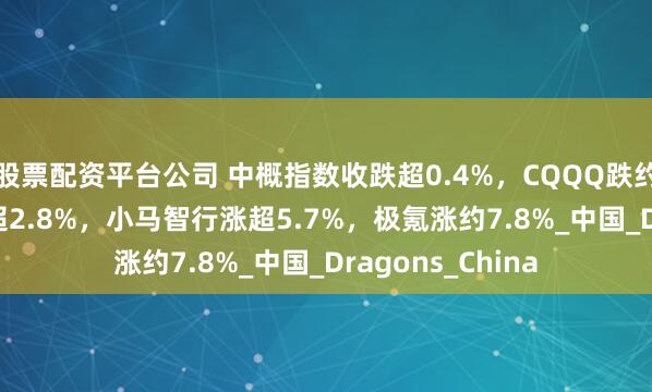 股票配资平台公司 中概指数收跌超0.4%，CQQQ跌约1.4%，网易跌超2.8%，小马智行涨超5.7%，极氪涨约7.8%_中国_Dragons_China