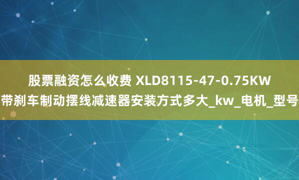 股票融资怎么收费 XLD8115-47-0.75KW带刹车制动摆线减速器安装方式多大_kw_电机_型号