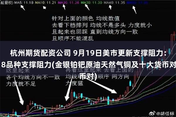 杭州期货配资公司 9月19日美市更新支撑阻力：18品种支撑阻力(金银铂钯原油天然气铜及十大货币对)